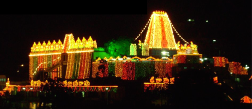 Temple With Lighting
